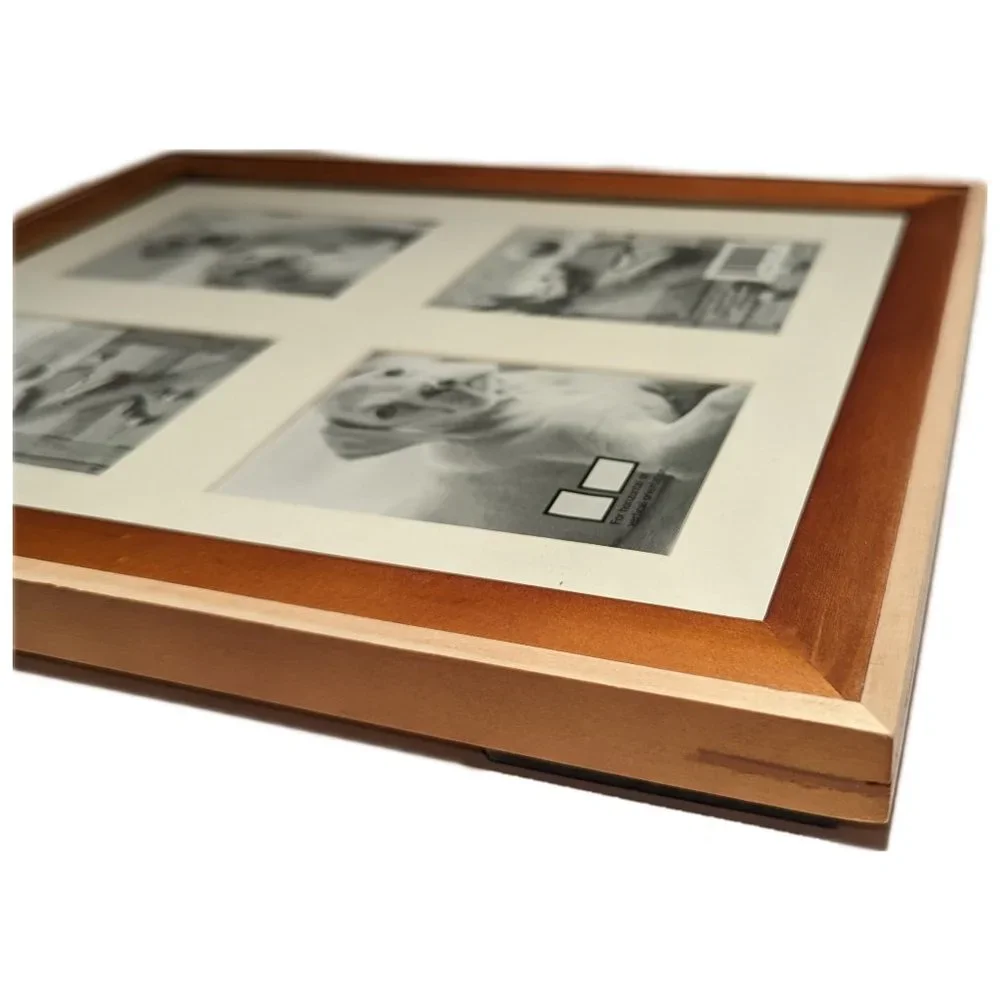 Furio Quad-Opening 8" x 10" Solid Wood Photo Frame - Picture 5 of 8